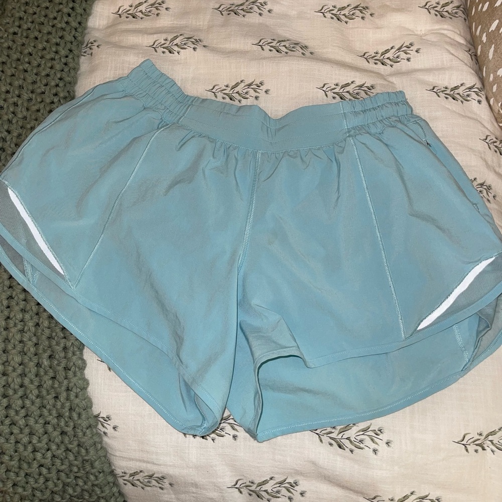 Lululemon Hotty Hot blue shorts